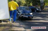 В Николаеве Daewoo протаранил припаркованный Hyundai