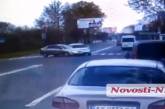 Момент столкновения «Шевроле» и «Киа» в Николаеве попал на видео. ВИДЕО