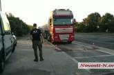Конфликт на ГВК на Николаевщине: водитель с «перегрузом» хамил полиции и пытался сбежать