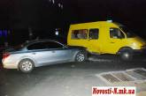 Горячий вечер на улицах Николаева: "BMW" врезался в "Газель", а "девятка" в автобус
