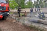 В Николаеве горел коллектор теплотрассы: пожарные спасли бездомного
