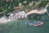 У пляжа Одессы произошел разлив топлива из затонувшего танкера