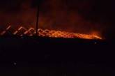 В Николаевской области на ферме огонь уничтожил 250 тонн соломы