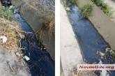 В Николаеве канализационные стоки текут в реку на пляже «Чайка». Видео