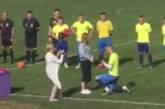 Игрок вознесенского «Сокола» сделал предложение своей девушке перед стадионом болельщиков. ВИДЕО