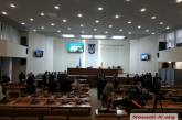 В Николаевском облсовете проходит первая сессия VIII созыва — мероприятие усиленно охраняют