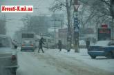 В разгар снегопада на главной городской магистрали  Николаева не работало ни одной единицы снегоуборочной техники
