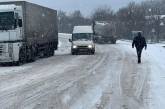 В Украине из-за непогоды ввели ограничения на движение грузового транспорта - МВД