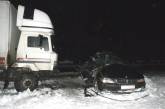 BMW врезался в грузовик на встречке в Херсонской области 