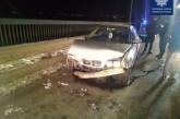 Водитель BMW, врезавшийся ночью в ограждение Ингульского моста, ранее был лишен прав