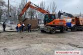  В Николаеве возобновлено движение по пр. Центральному: работы завершены, асфальт восстановят позже