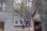 В Никополе спасатели сняли с дерева беременную женщину