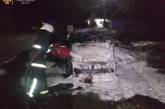 В Николаевской области на ходу загорелся автомобиль