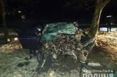 В Краматорске Toyota врезалась в рекламный щит: 1 погибший, 4 пострадавших