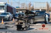 В Днепре пьяный на Volkswagen врезался в грузовик: девушка в крайне тяжелом состоянии