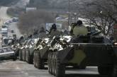 В Крыму к границе стягивается военная техника