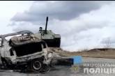 Под Киевом автомобиль влетел в «Вечный огонь» и сгорел