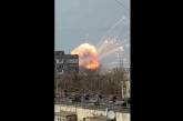 Появилось видео ракетного обстрела Мелитополя (видео)