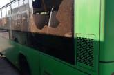 Ночью в Николаеве обстреляли «Николаевпастранс»: пострадали «зеленые» автобусы
