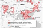 Новая карта боев в Украине от Института изучения войны: российские войска выдохлись
