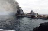 РФ забрала с затонувшего крейсера «Москва» тела погибших и оборудование, - разведка