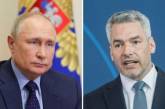 Канцлер Австрии заявил, что Путин готов обсудить с Украиной обмен пленными