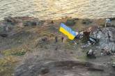 Опубликовано новое видео с водружением украинского флага на острове Змеиный