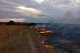 Обстрелы Николаевской области: горели поля и сухая трава