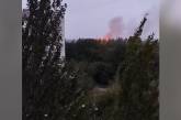 Что-то пылает и взрывается в оккупированной Горловке Донецкой области (видео)