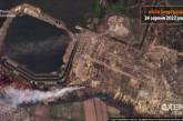 Возле Запорожской АЭС спутник зафиксировал пожары