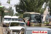 В Николаеве из-за сломавшегося автобуса осложнено движение по проспекту Ленина