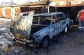 В Николаевской области сгорел автомобиль