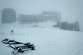 В Карпатах сегодня выпал снег и ударили морозы