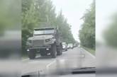 Колонна военной техники ЧВК «Вагнер» движется из Воронежа на Москву (видео)