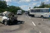 Под Одессой легковушка врезалась в маршрутку: погиб один из водителей