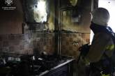 В Николаеве из-за замыкания загорелась квартира (видео)