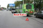 В Николаеве столкнулись троллейбус и маршрутка