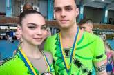 Николаевская пара спортивных акробатов стали бронзовыми призерами Всеукраинского турнира