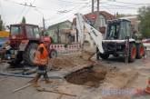 В центре Николаева ремонтируют водопровод: на нескольких улицах пробки