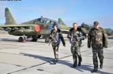Экипажи Воздушных Сил ВС Украины тренируются в бомбометании в составе звеньев