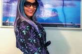 61-летняя актриса Орнелла Мути покрасила волосы в синий цвет