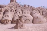 Потрясающие песочные скульптуры. ФОТО