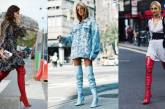Street style trends: самые модные сапоги на зиму 2017-2018
