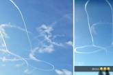 В США военных летчиков отстранили от полетов за пикантный рисунок в небе