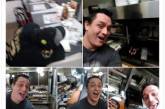 Пьяный американец сам приготовил себе бутерброд в кафе, пока сотрудники спали. ФОТО