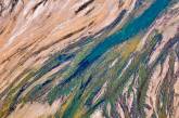 Живописные потоки озера Эйр с воздуха. ФОТО