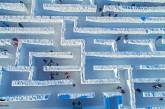 Самый большой в мире снежный лабиринт открылся в Польше. ФОТО
