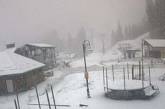 В Украине пошел первый снег 