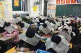 Борьба со списыванием на экзаменах в Китае. ФОТО