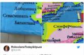 Сеть насмешила карта Крыма с нелепыми ошибками.ФОТО